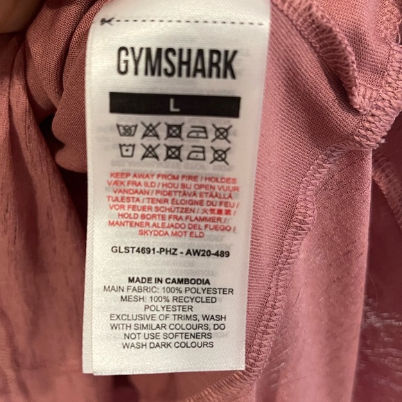 Gymshark x whitney simmons tshirt pink L - Picture 2 of 4